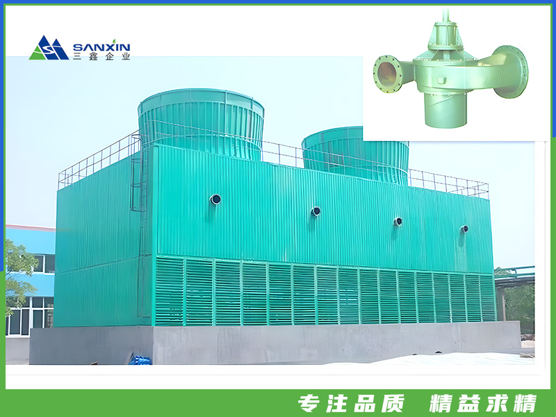 節(jié)能型無(wú)電能水驅(qū)動(dòng)玻璃鋼冷卻塔SNL-800-5000